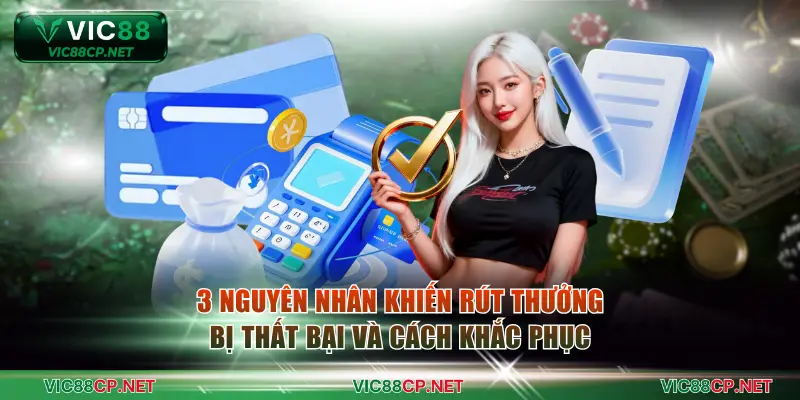 3 nguyên nhân khiến rút thưởng bị thất bại và cách khắc phục