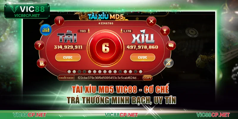 Tài xỉu MD5 VIC88