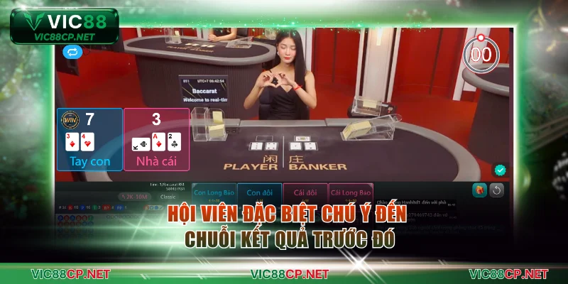 Theo dõi lịch sử kết quả trước đó để đặt cược hiệu quả