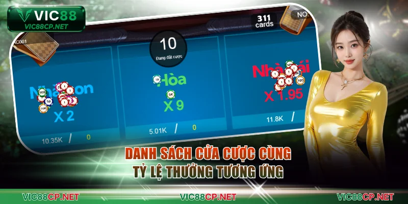 Tìm hiểu các cửa cược với mức tỷ lệ thưởng khác nhau